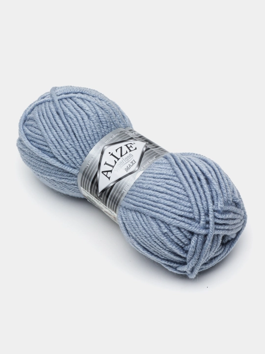 Нить для вязания Alize Superlana Maxi , 25% шерсть, 75% акрил 100 г, 100 м