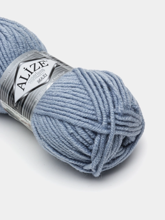 Нить для вязания Alize Superlana Maxi , 25% шерсть, 75% акрил 100 г, 100 м