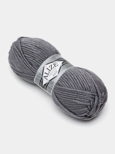Нить для вязания Alize Superlana Maxi , 25% шерсть, 75% акрил 100 г, 100 м
