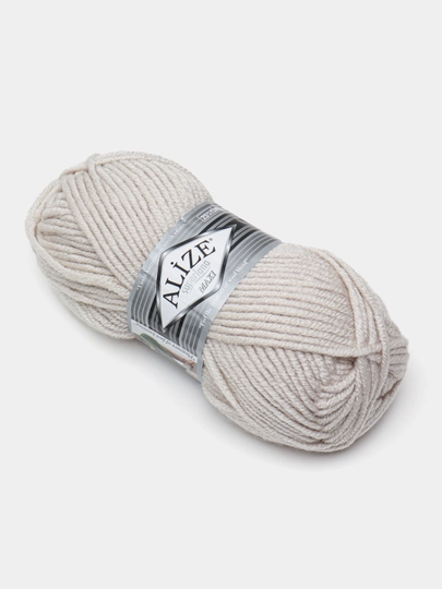Нить для вязания Alize Superlana Maxi , 25% шерсть, 75% акрил 100 г, 100 м
