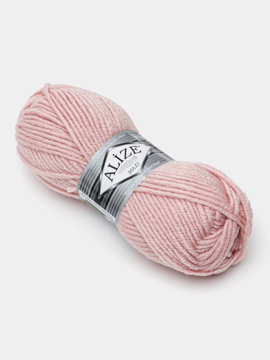 Нить для вязания Alize Superlana Maxi , 25% шерсть, 75% акрил 100 г, 100 м