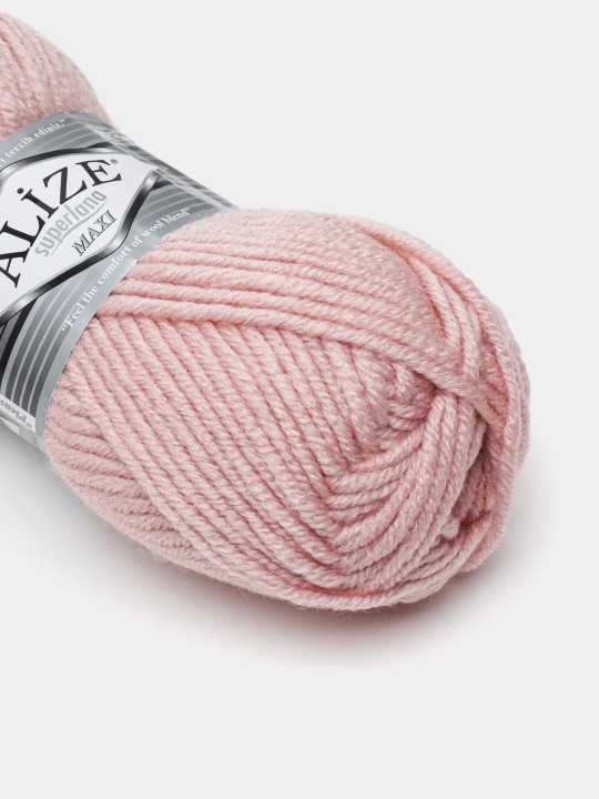 Нить для вязания Alize Superlana Maxi , 25% шерсть, 75% акрил 100 г, 100 м