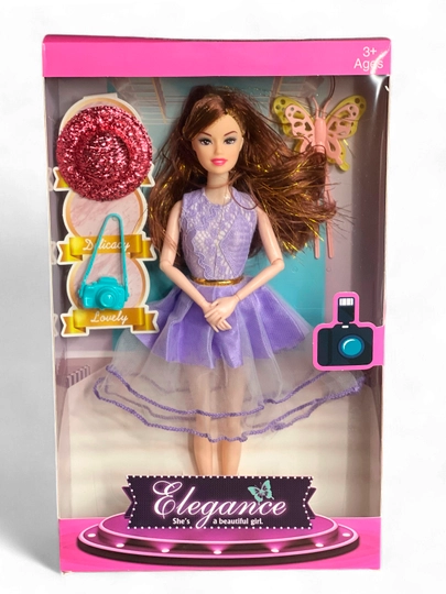 Кукла Elegance с аксессуарами в наборе — MTUNI-TOY08-ПУРПУР