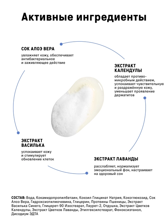 The Act Пена для ванны детская с ароматом лаванды, 500 мл