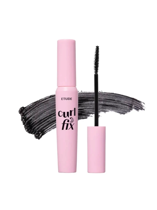 Jigarrang va qora suvga chidamli kiprik buruvchi tush Etude House Curl Fix Mascara - 