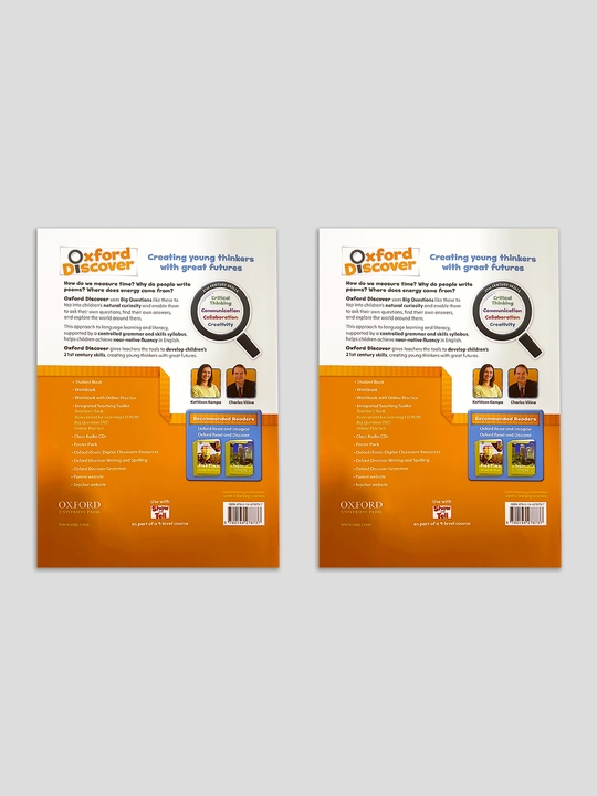 Oxford Discover 1, 2, 3, 4, 5, 6. Classbook+Workbook, A4 format