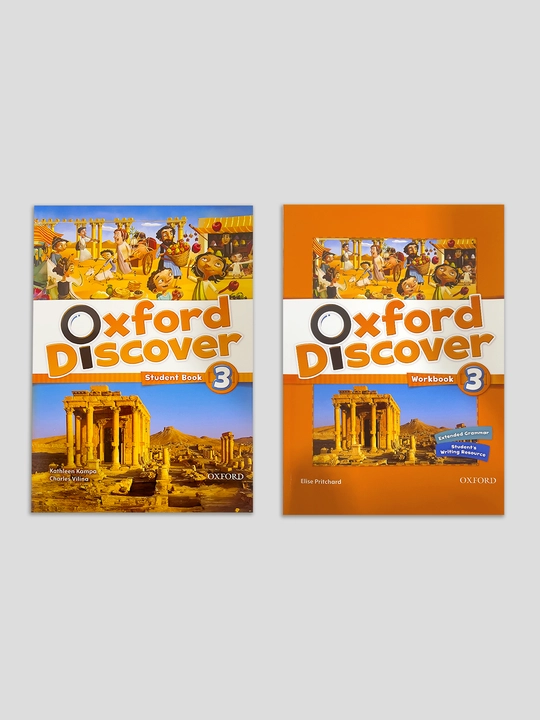 Oxford Discover 1, 2, 3, 4, 5, 6. Classbook+Workbook, A4 format