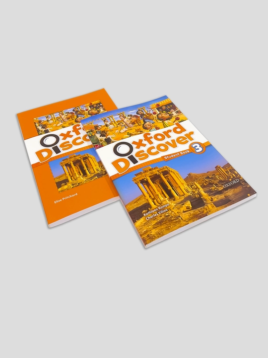 Oxford Discover 1, 2, 3, 4, 5, 6. Classbook+Workbook, A4 format