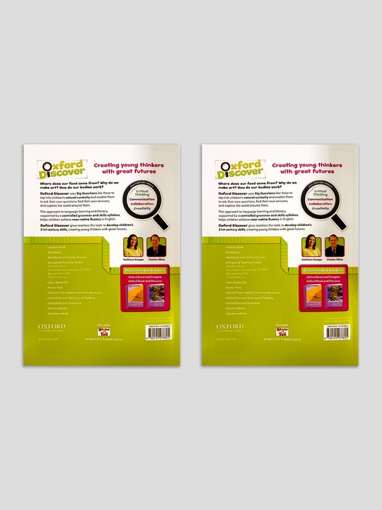 Oxford Discover 1, 2, 3, 4, 5, 6. Classbook+Workbook, формат А4