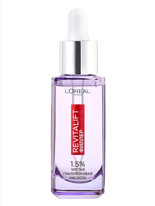 L'Oréal Paris zardob gialuron kislotasi bilan, yuz va bo'yin uchun REVITALIFT plomba moddasi, 30 ml