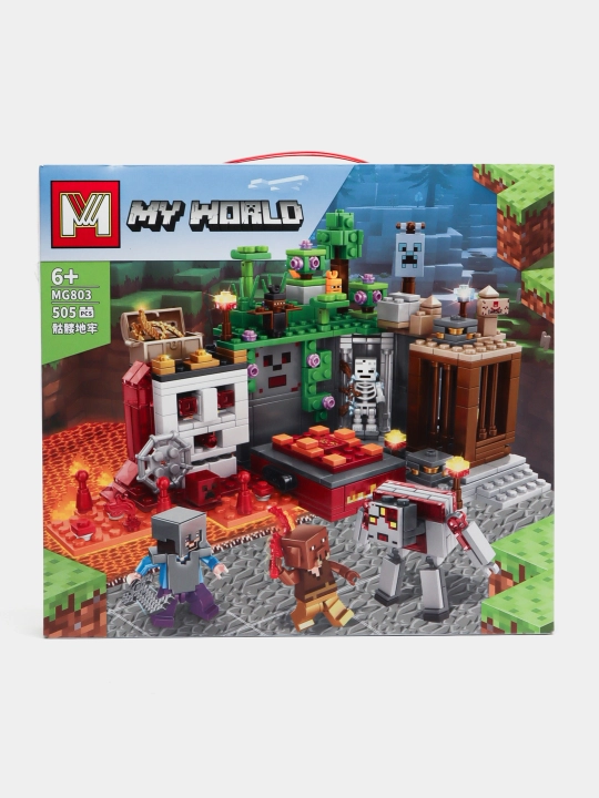 Детский конструктор My world Майнкрафт совместимый с лего