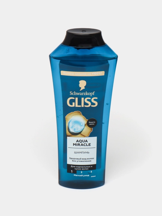 Шампунь Aqua Revive Miracle Gliss Kur Schwarzkopf, 400 мл
