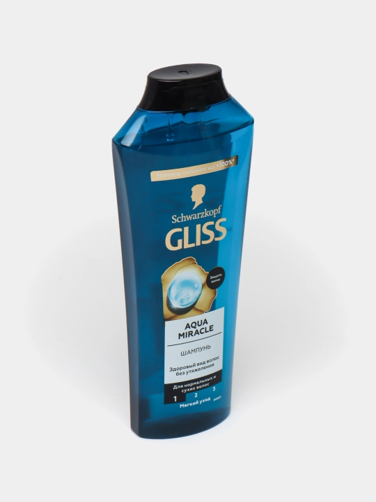 Шампунь Aqua Revive Miracle Gliss Kur Schwarzkopf, 400 мл