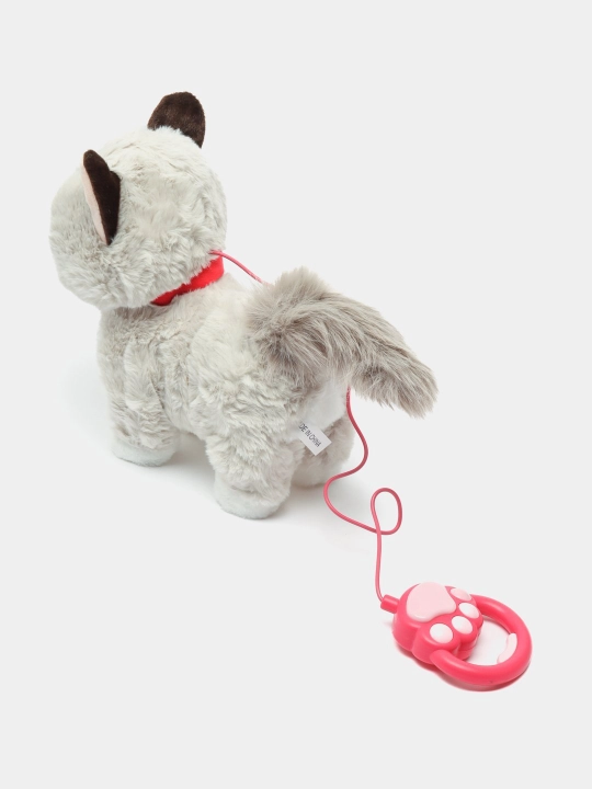 Котенок игрушка интерактивная, кошка робот, собачка робот, умный кот ходит, мяукает, лает 