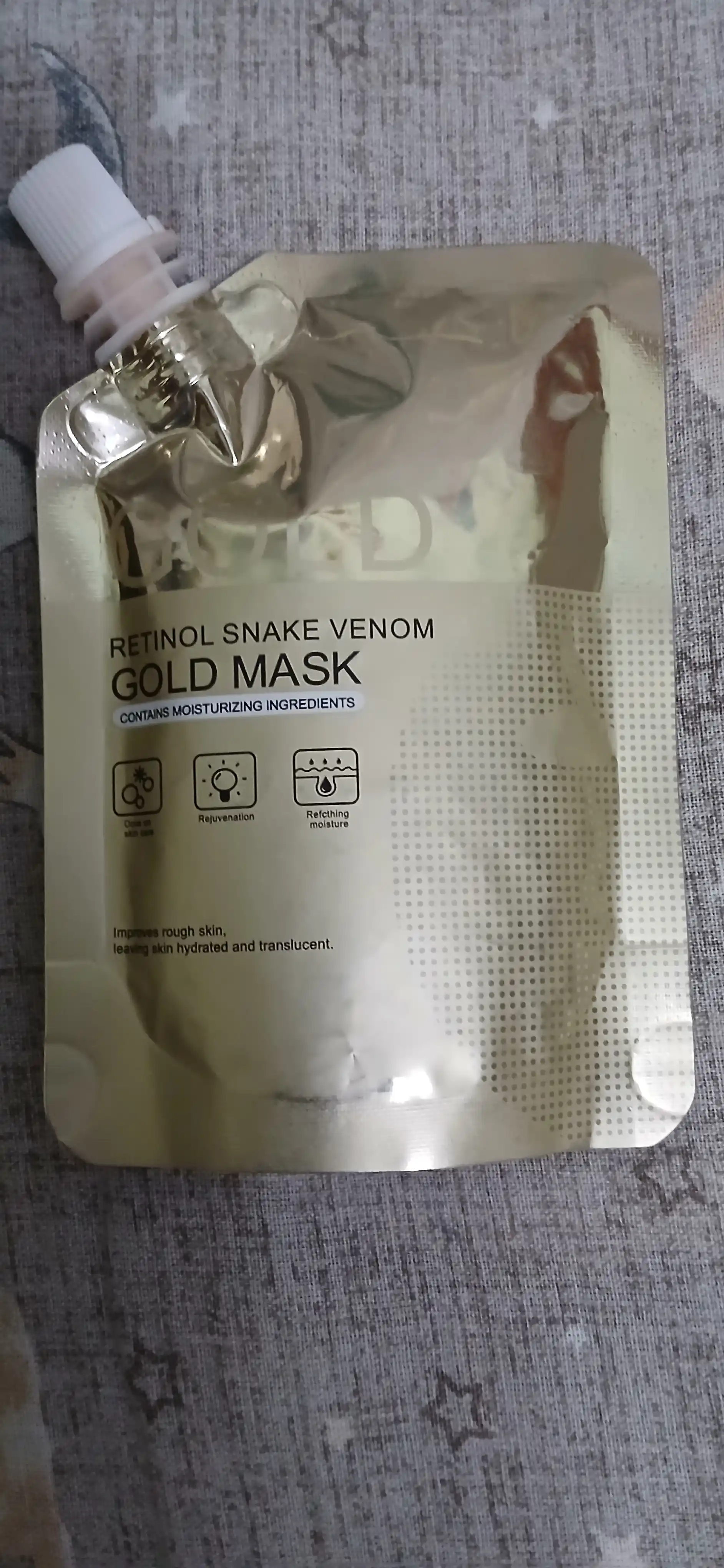 Retinolli oltin yoshartiruvchi niqob, koreys plyonkali niqob, Huasurv Gold