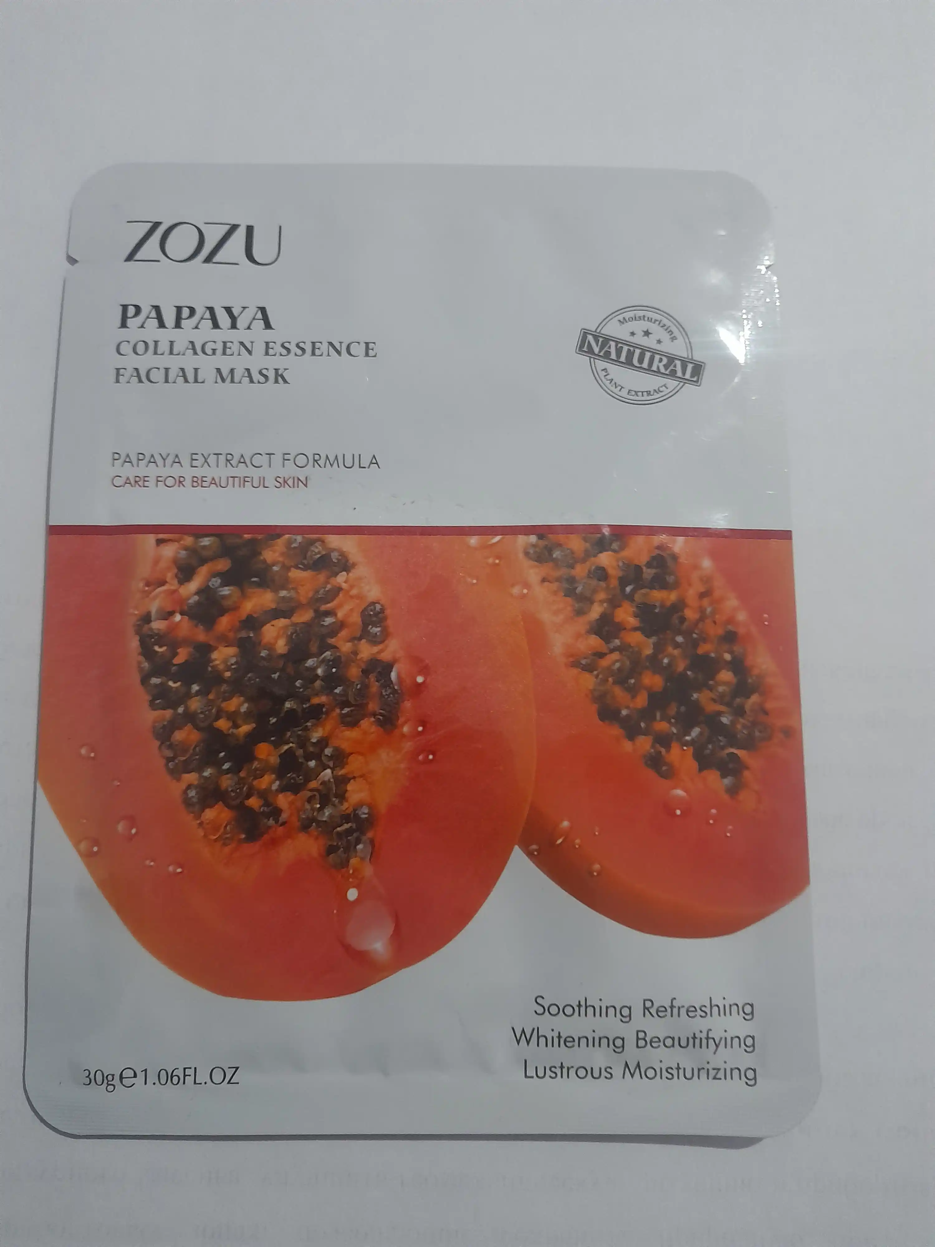 Тканевая маска Zozu, 4 вида