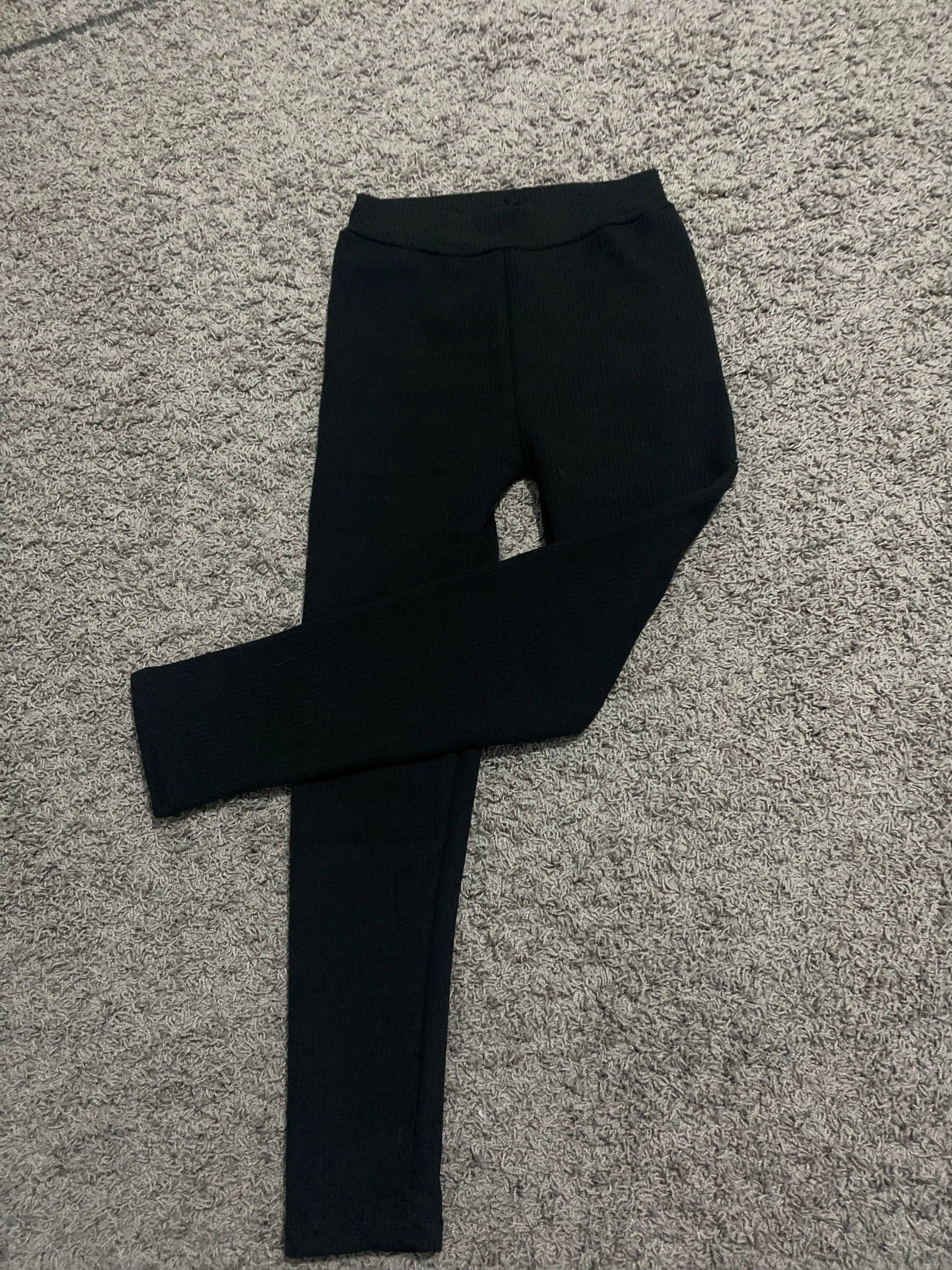 4-11 yoshli mo'ynali, qovurg'ali bolalar qishki issiq leggings