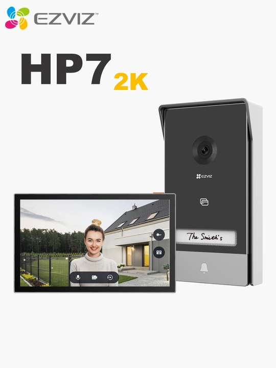 WIFI Домофон Ezviz CS-HP7 2K,3МП с поддержкой RFID карта - 