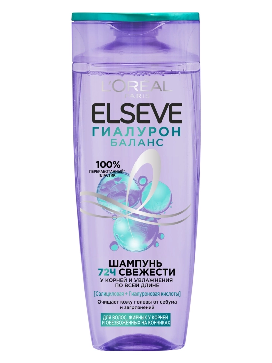 L'Oreal Paris Elseve шампунь для волос, "Гиалурон Баланс", 400 мл