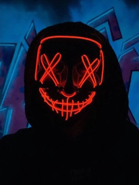 Yorqin, neon, karnaval niqobi