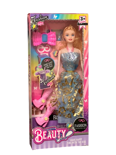 Кукла Beauty Girl с аксессуарами в наборе — MTUNI-TOY10-ГОЛУБ