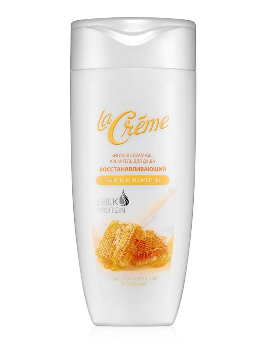 Qayta tiklovchi kremli dush geli "Samoviy daqiqalar" La Creme, 250 ml - 