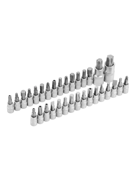 MTX asboblar to'plami, 1/2, 3/8, 1/4, CrV, g'ilof, 216 dona, 1353055
