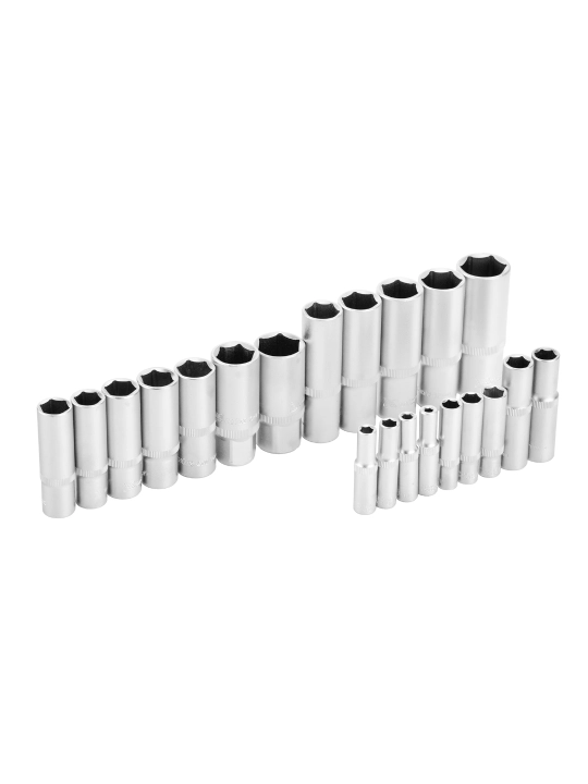 MTX asboblar to'plami, 1/2, 3/8, 1/4, CrV, g'ilof, 216 dona, 1353055