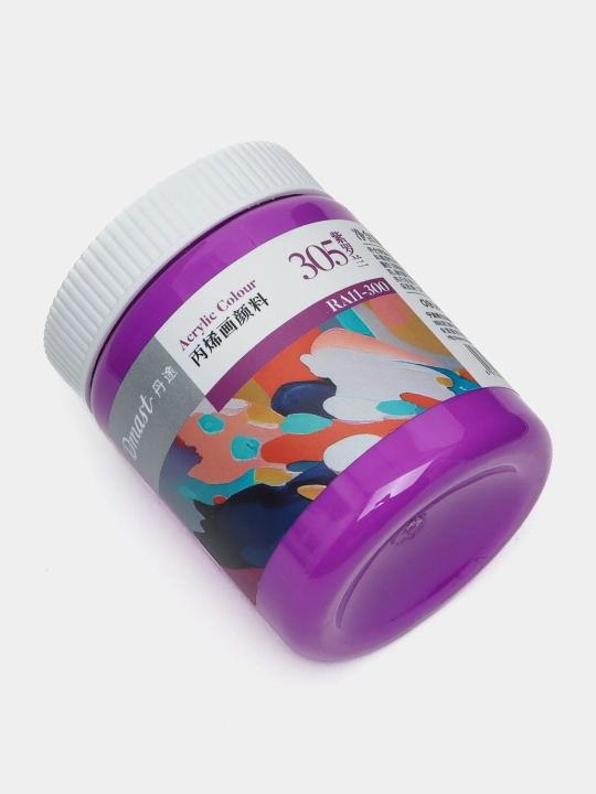 Краска акриловая в банке, 300 мл, 305 VIOLET, Dmast Deli RA11-300-305 q0000054479
