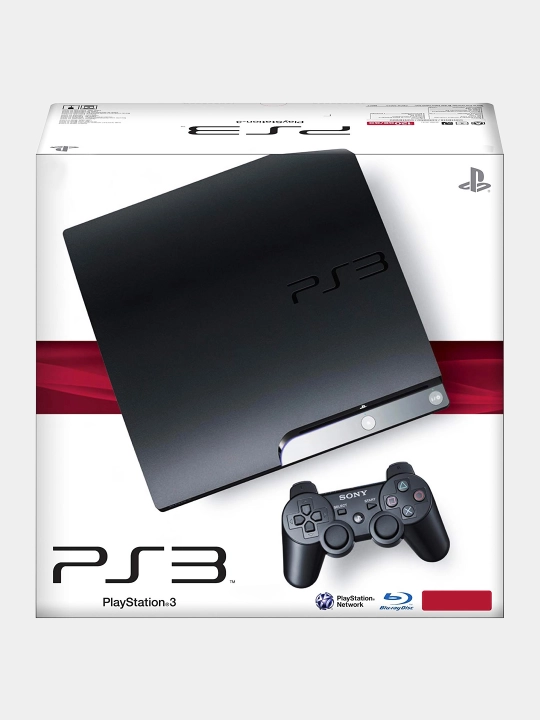 Игровая консоль PS3 Sony Playstation 3 Slim с играми 4 шт, Dualshok, Move Camera