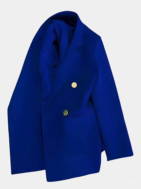 Ayollar pidjagi, klassik, tugmali uzaytirilgan jaket