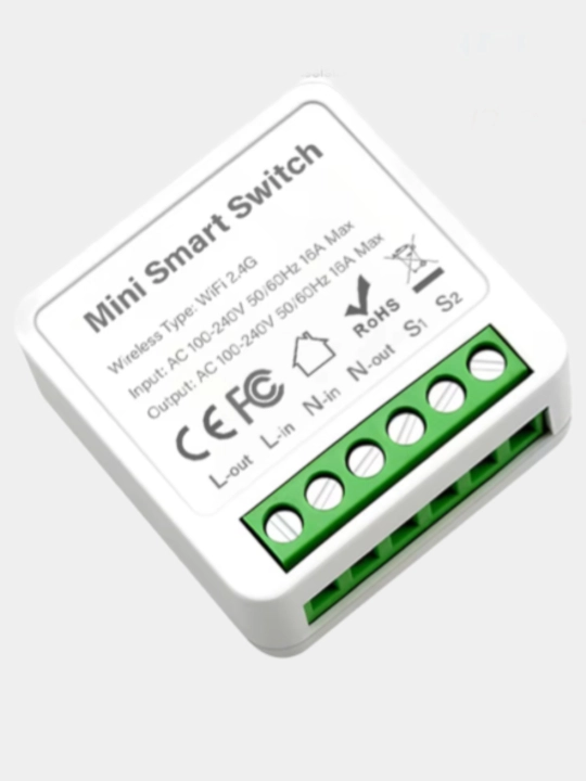 Беспроводное реле выключателя света Tuya 16A Smart WiFi - 