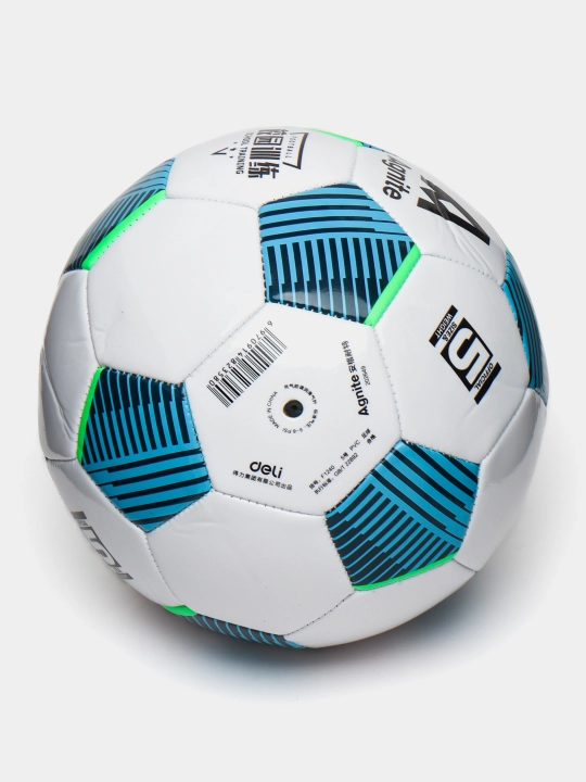 Futbol to'pi WHITE+BLUE, № 5 Agnite, Deli F1240 q0000054641