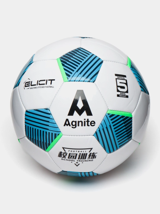 Futbol to'pi WHITE+BLUE, № 5 Agnite, Deli F1240 q0000054641