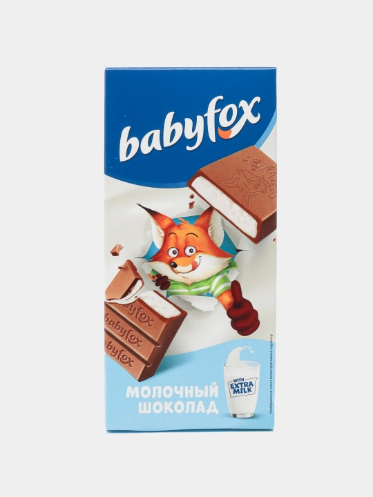 Babyfox shokoladli bar yupqa, 90 g - 