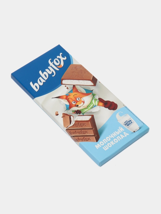 Babyfox shokoladli bar yupqa, 90 g