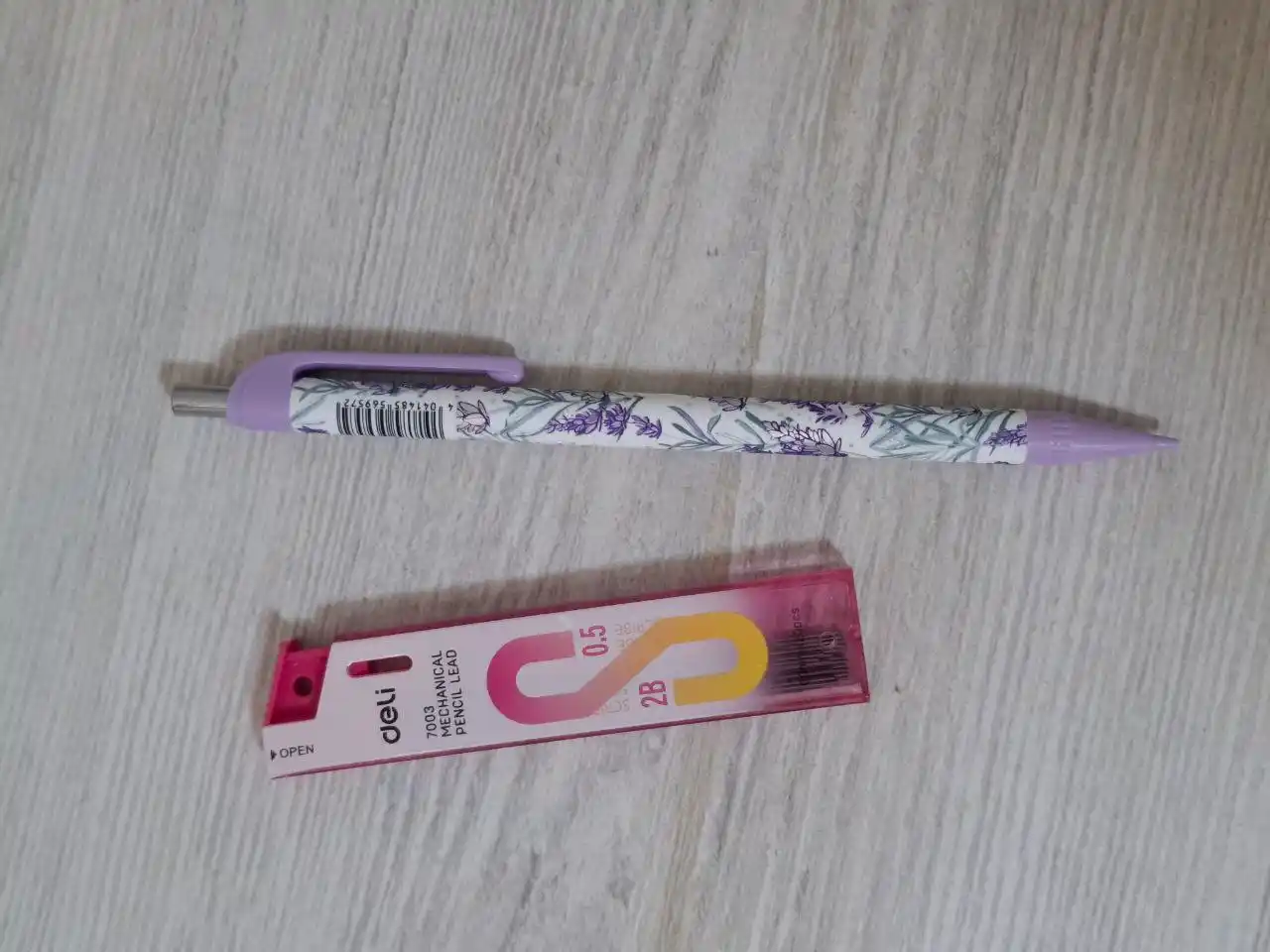Mexanik qalam ErichKrause Lavender 0.5 mm, НВ (tubusda 24 dona.) 56957