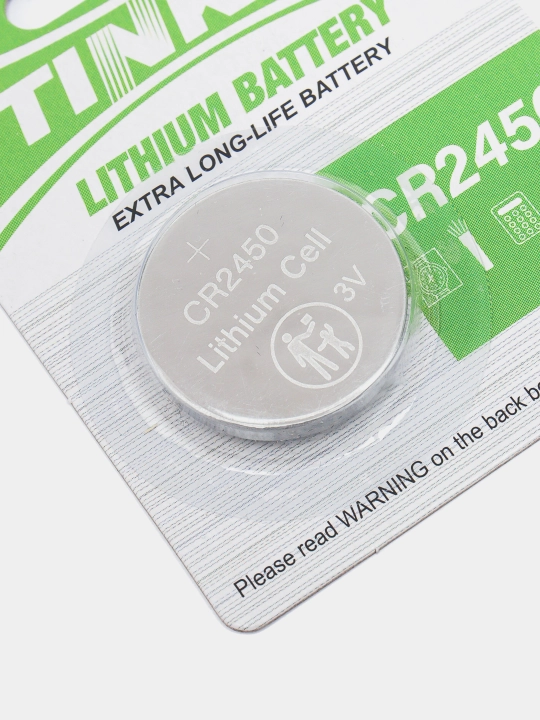 Tinko CR 2450 Lityum tugma batareyalari, 3 v, 1 dona