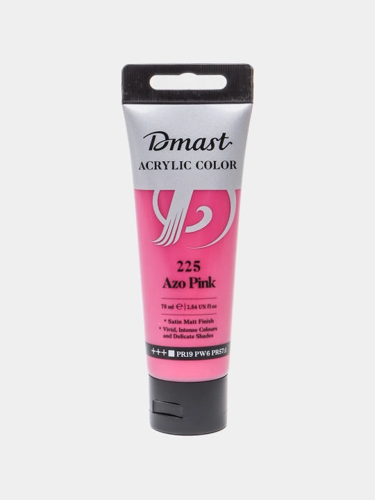 Naychali akril bo'yoq, 75 ml, 225 AZO PINK, Dmast Deli EC330-AP q0000054412 - 