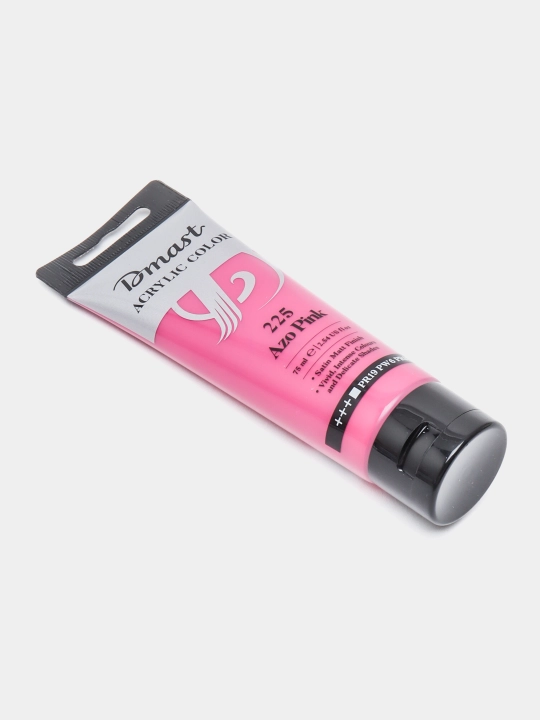 Краска акриловая в тубе, 75 мл, 225 AZO PINK, Dmast Deli EC330-AP q0000054412