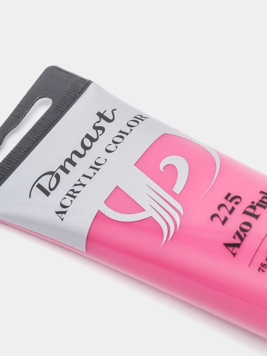 Краска акриловая в тубе, 75 мл, 225 AZO PINK, Dmast Deli EC330-AP q0000054412