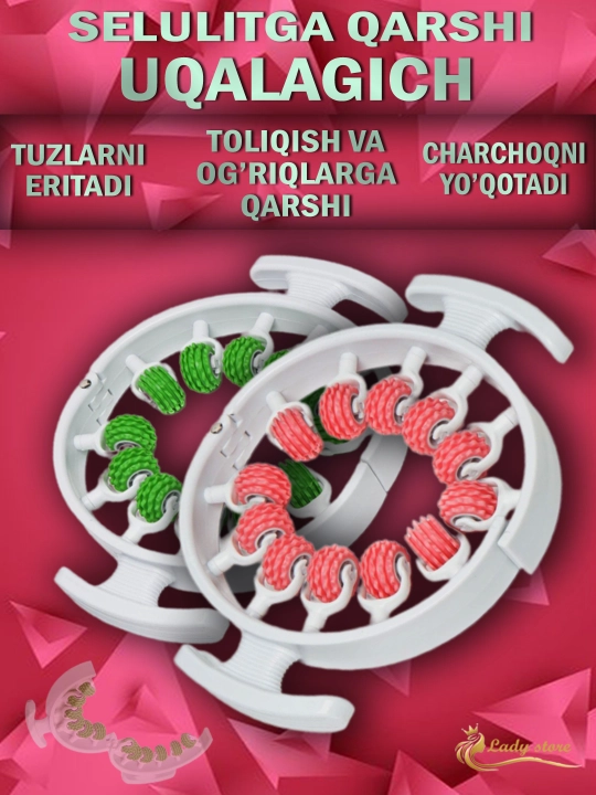Sellyulitga qarshi universal uqalagich bo'yin, qo'l, oyoq butun tana uchun 