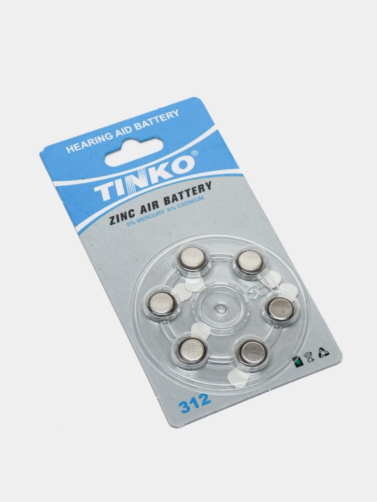 Tugma batareyalari Tinko 312, 1.45v, 6 dona - 