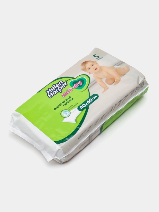 Bir martali ishlatiladigan tagliklar Helen Harper Soft&Dry, 40*60, 5 dona