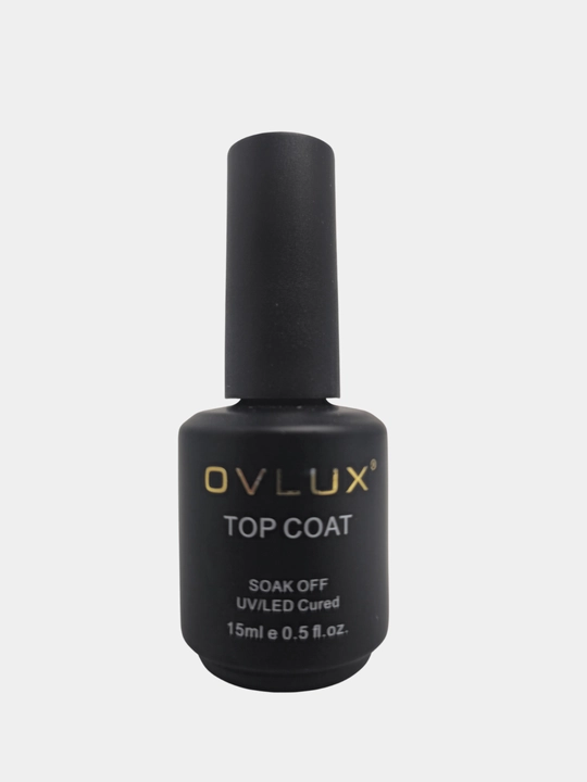 Tirnoqlar uchun baza qoplami, asos baza va rangsiz top, OVLUX, 15 ml