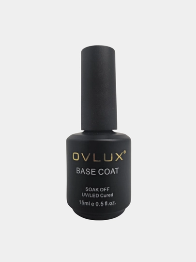 Tirnoqlar uchun baza qoplami, asos baza va rangsiz top, OVLUX, 15 ml