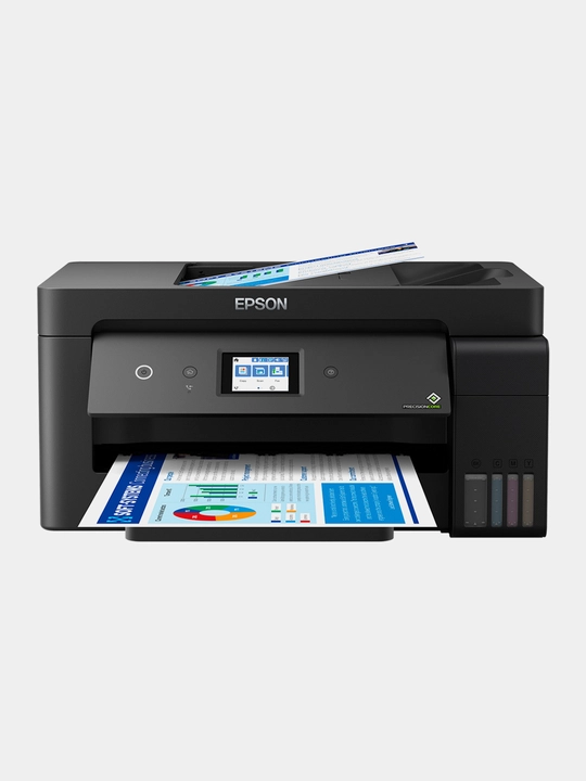 Epson EcoTank L14150 ko'p funksiyali printeri, rangli purkovchi, qora rangda