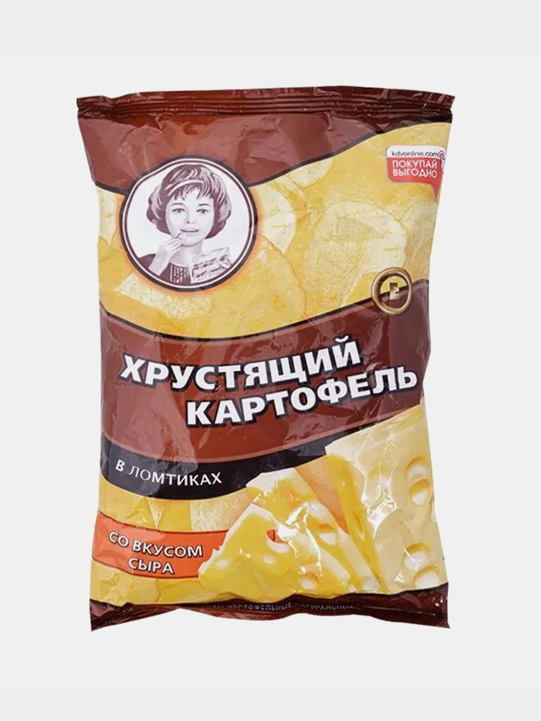 Чипсы Хрустящий Картофель Сыр, 160 г - 