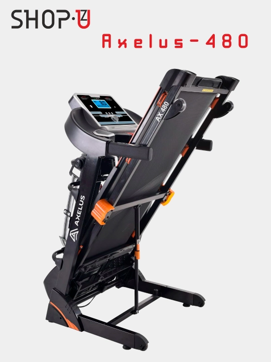 Axelus AX-480 elektr yugurish yo‘lakchasi, buklanadigan, massajyor va gantellar, 120 kg