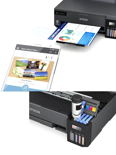 Принтер струйный Epson L11050 EcoTank A3+, Система непрерывной подачи чернил(СНПЧ) и Wi-Fi